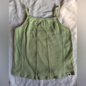 Abercrombie Kids Light Green Ribbed Top